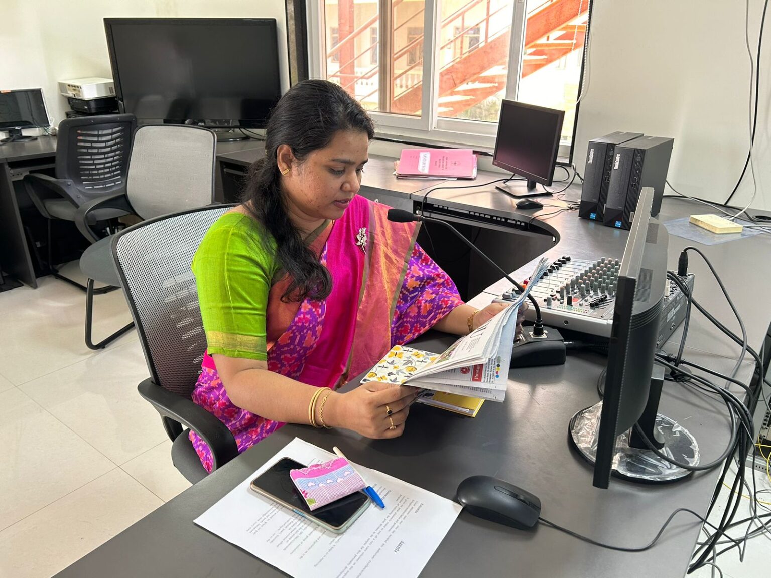 Faculty-led news broadcast