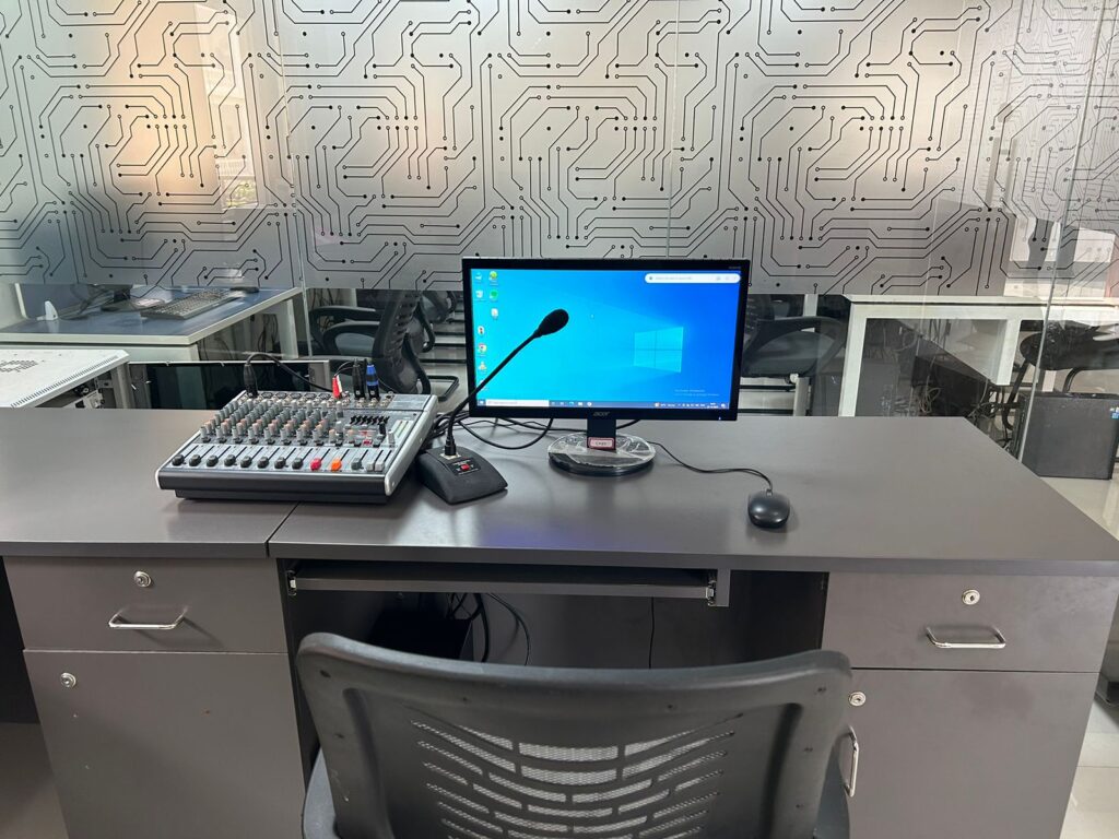 In-house radio studio